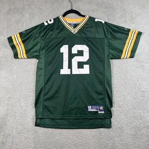 Green Bay Packers Jersey Mens XL NFL Football Aaron Rodgers 12 Reebok Shirt